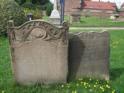 Figure 1 - Old headstones (Image Copyright - Mark Simpson)