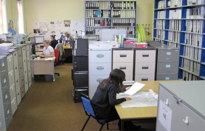 The Humber SMR office at work (Image Copyright: Katharine Newman)