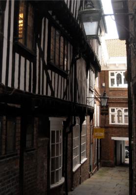 Figure 5 - An alley leading off of the main Tower Place snickelway. (Credit: Author)