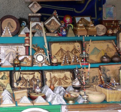 Figure 2: Bosnian pyramid souvenirs being sold in Visoko (Image Copyright: Fabián Ledo-Fernández)