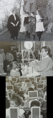 Figure 2: Photographs of children involved in educational heritage activities<br />
(Hooper-Greenhill 1994, 141, 147, 149)