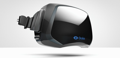 Figure 2: A promotional image of the Oculus Rift headset unit; the final product may look different from what is pictured here (Produced with kind permission of Oculus VR)