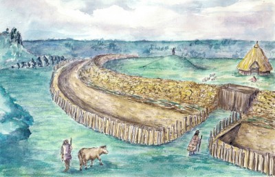 Figure 1. Reconstruction of Boltby Scar (Image Copyright: K. Hoffman)