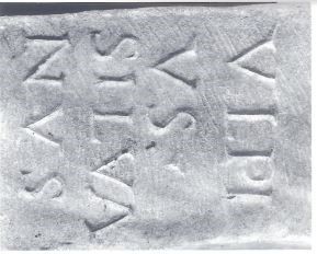 Figure 14. Ulpius Silvanus Inscription. Shepherd, J.D. 1998, 175.